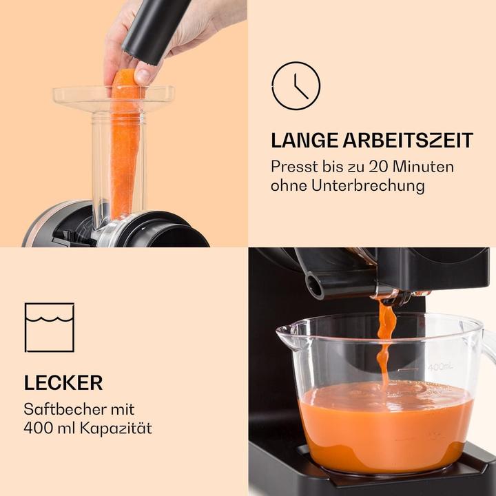 Actual product image Klarstein Saftpresse