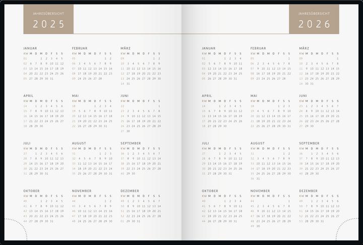 Immagine prodotto rido/idé 7013607035 Calendario tascabile Young Line Mini (2025) 'Motivazione'| 2 pagine = 1 (A6, Tedesco)