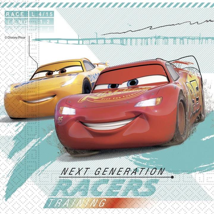 Image du produit Cars Serviettes en papier (20 x, 33 x 33 cm)