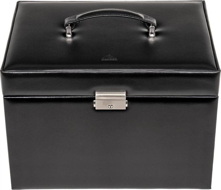 Produktbild Sacher M8.003.010421 - Schmuckkoffer für Ketten Victoria vario schwarz Leder