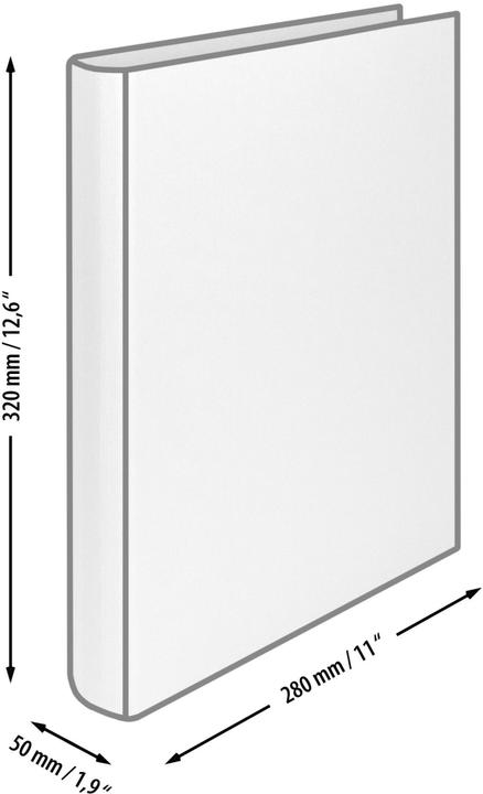 Image du produit Rössler Classeur à anneaux Soho powder (A4, 1 pièce(s))