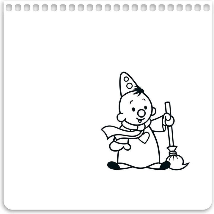 Actual product image Bumba colouring book. Painting with water - Autumn