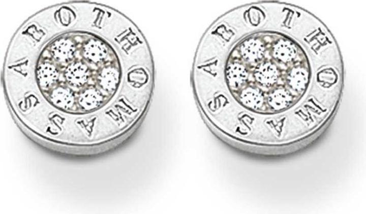 Thomas Sabo Boucles d'oreilles Classic Pavé Blanc (Argent)