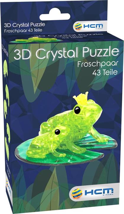Produktbild HCM Kinzel Pz. 3D Crystal Froschpaar 43 Teile (43 Teile)