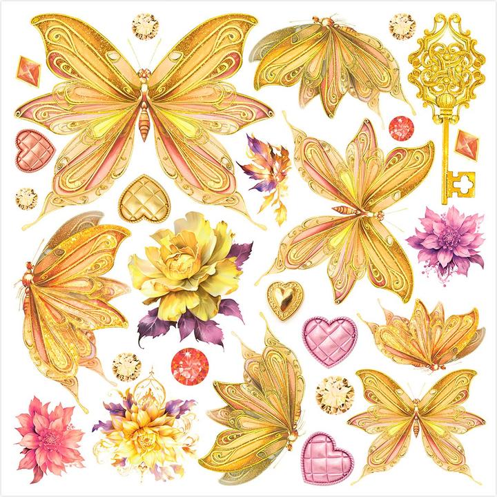 Produktbild Ciao Bella Vellum Paper "Ethereal", 15 x 15 cm, 6 Blatt (90 g/m², 6 x)