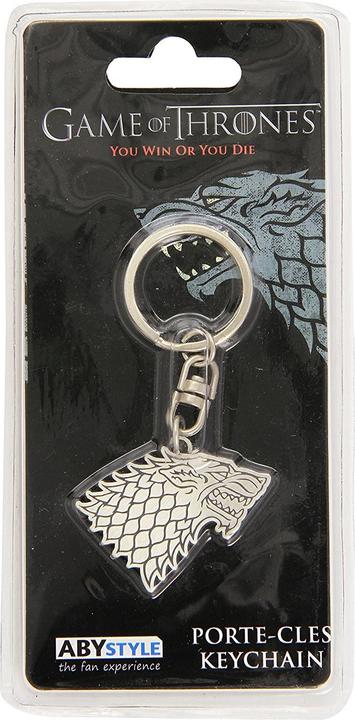 Actual product image ABYstyle GAME OF THRONES - Keychain Stark X4