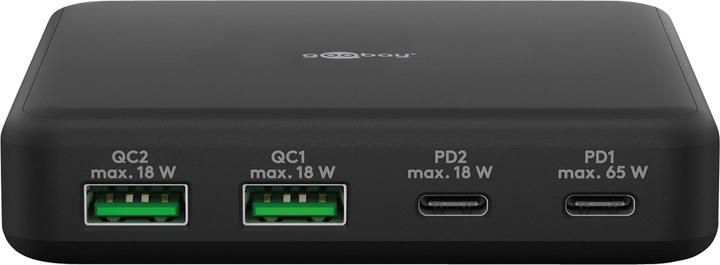 Actual product image Goobay Multiport 4x Table Charger (65 W)