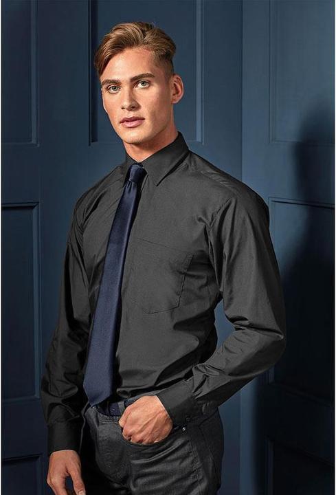 Image du produit Premier Chemise en popeline Chemise de travail à manches longues (56)
