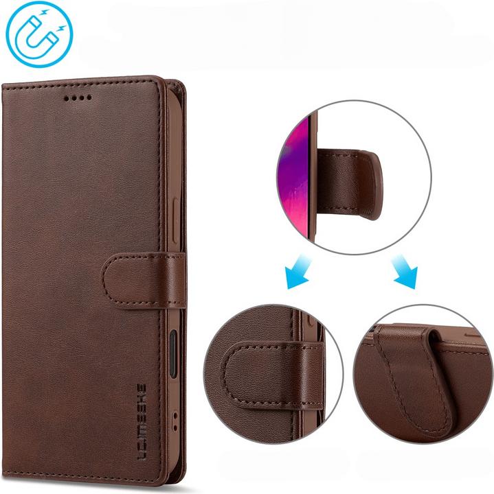 Image du produit LC.Imeeke iPhone 16 Pro - Étui en cuir (Apple iPhone 16 Pro)