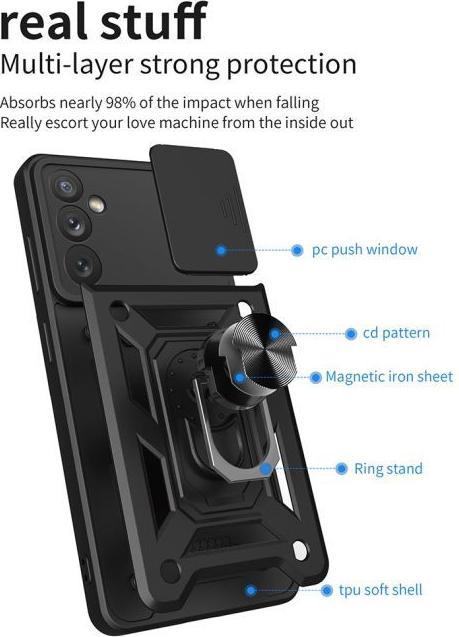 Immagine prodotto MU Classic Serie Kickstand Slide Cam (Samsung Galaxy A34 5G)