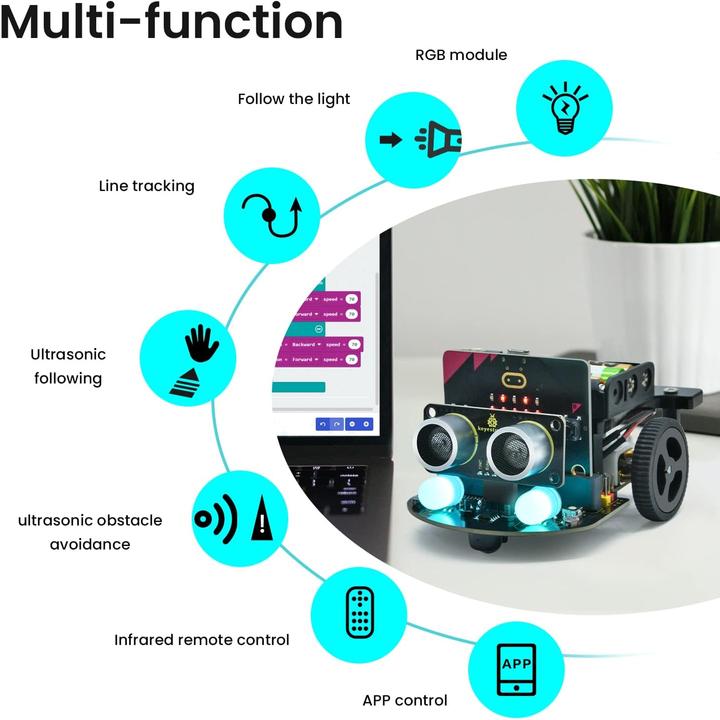 Image du produit Keyestudio Microbit V2.2 Starter- und Car-Kit