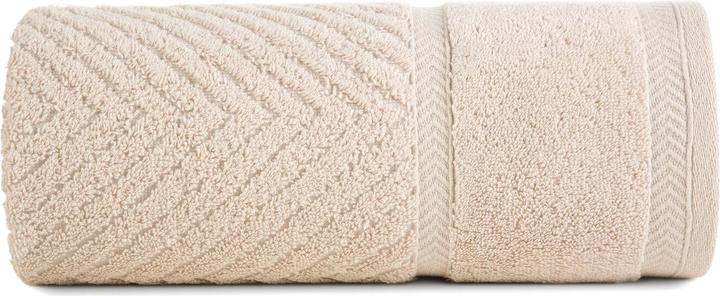 Actual product image Eurofirany REINA LINE cotton towel with zigzag pattern and smooth edge, 500 g/m2, 50 x 90 cm (50 x 90 cm)