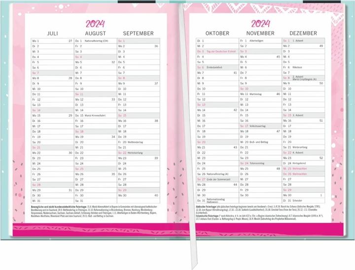 Produktbild Schülerkalender (A5, Deutsch)