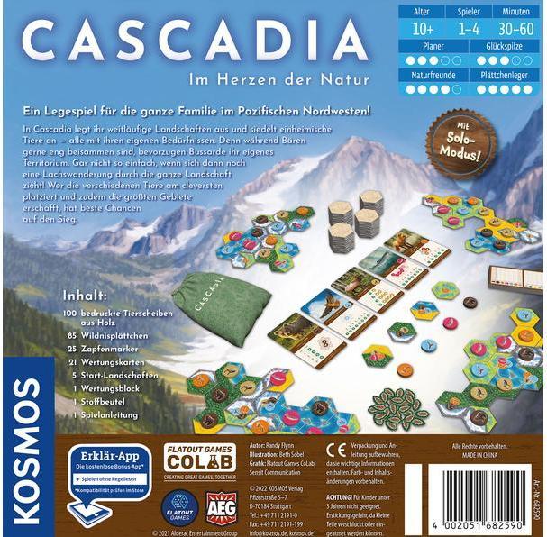Image du produit Kosmos Familienspiel Cascadia – Im Herzen der Natur (Allemand)