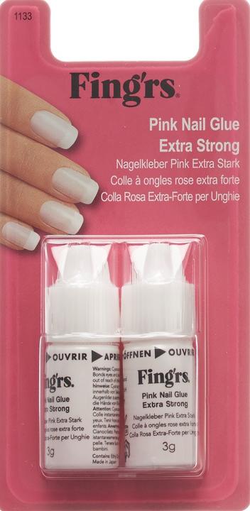 Produktbild Fing'rs Nagelkleber Pink Bond extra stark 2 x 3 gr (Nagelkleber, Durchsichtig)