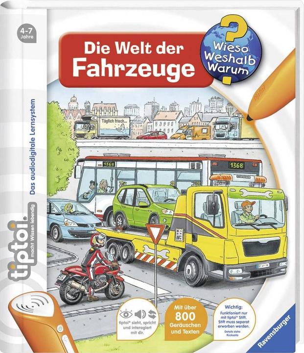 Produktbild tiptoi Die Welt der Fahrzeuge (Deutsch, Daniela Flucht, 2013)