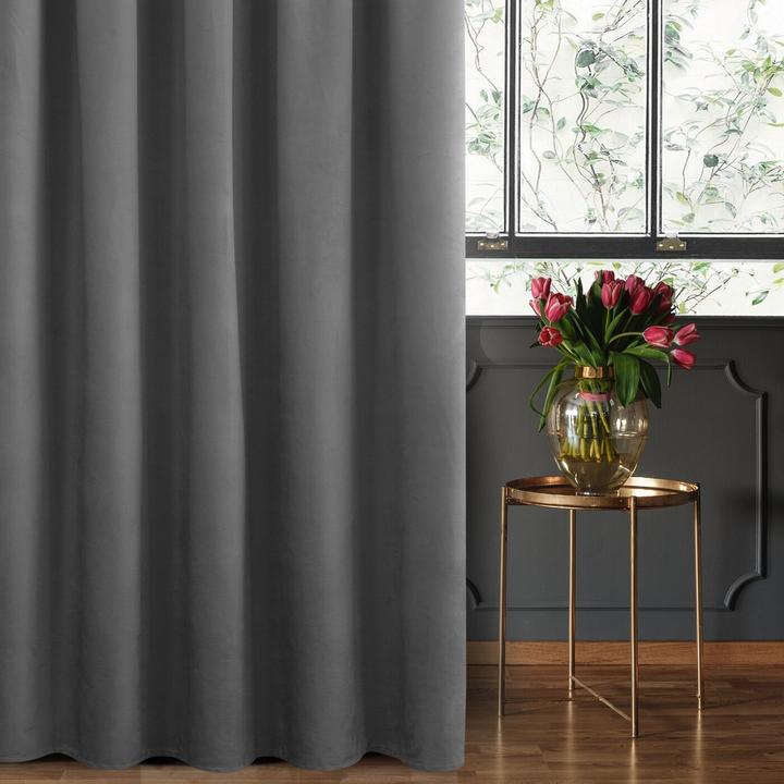 Produktbild Eurofirany PIERRE CARDIN SIBEL Night curtain made of soft velvet, 260 g / m2, 140X270 cm, strip (140 x 270 cm)