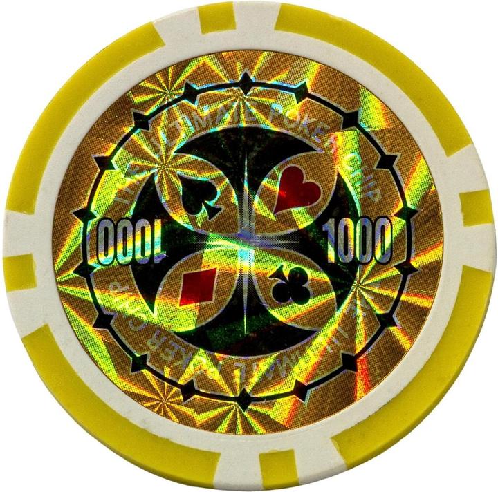 Actual product image Games Planet Poker case, 1000 laser chips, aluminium