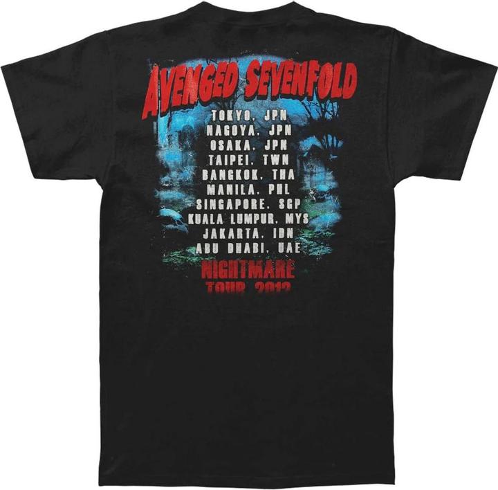 Immagine prodotto Avenged Sevenfold Maglietta unisex adulto Buried Alive Tour 2012 (M)