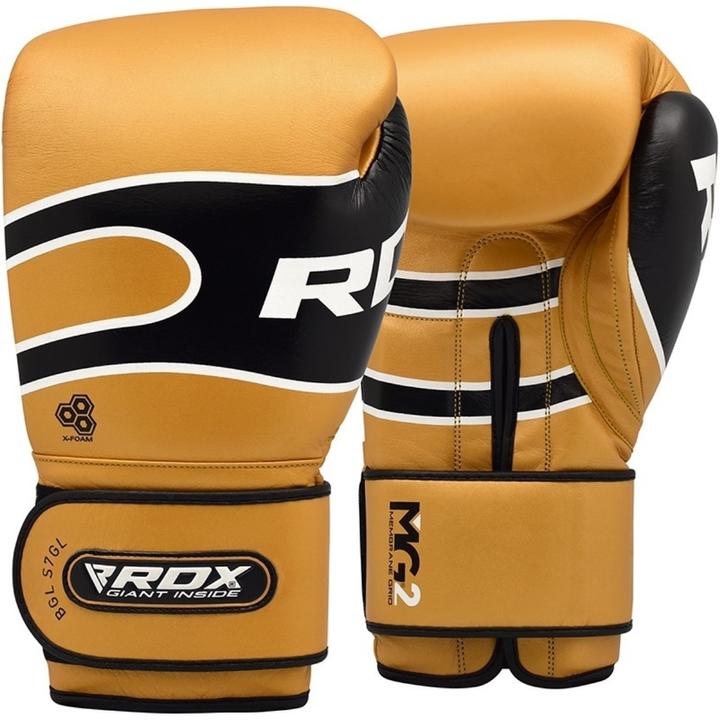 Actual product image Rdx S7 Bazooka Leather Boxing Sparring Gloves (16 OZ, One size)