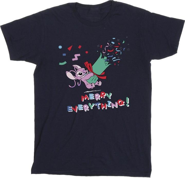 Disney Lilo And Stitch Angel Merry Everything TShirt (S)