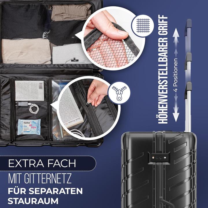 Actual product image Lettoo Hartschalen-Handgepäckkoffer (42 l, Hand luggage (up to 50 litres))