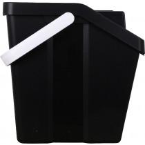 Image du produit Tontarelli poubelle verticale avec anse moda 28l blanc/noir (28 l)