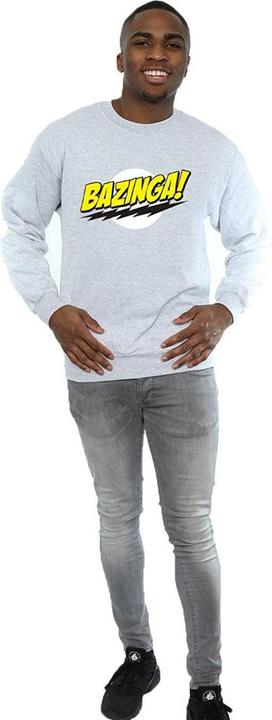 Actual product image Dam Mens Bazinga Sheldon Sweatshirt (S)