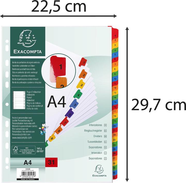 Actual product image Exacompta Register