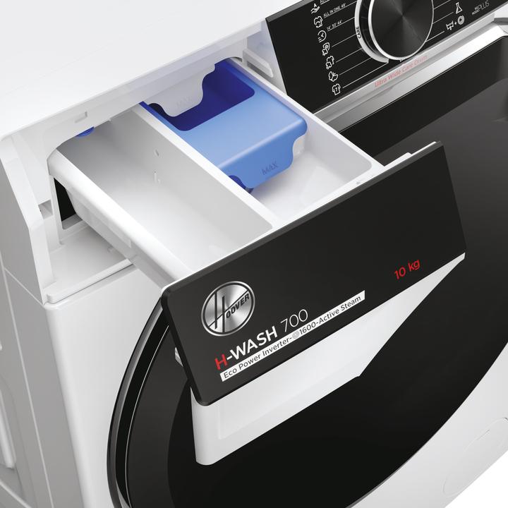 Image du produit Hoover H-WASH 700 H7W 610MBC-S lave-linge à chargement frontal 10 kg 1600 tr/min Blanc (10 kg, Gauche, Prise UE)