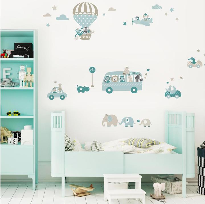 Immagine prodotto Lovely label Animali tatuati al muro in tour (32 x 21 cm)