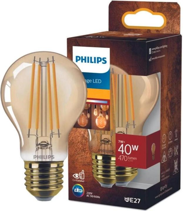 Produktbild Philips Classic (E27, 7 W, 470 lm, 1 x, E)