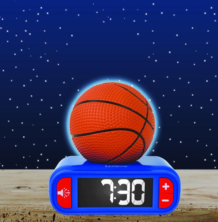 Immagine prodotto Lexibook Sveglia digitale con luce notturna del basket 3D ed effetti sonori - (RL800BA)