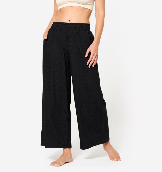 Kimjaly Yoga Hose Damen Retreat - graphitschwarz