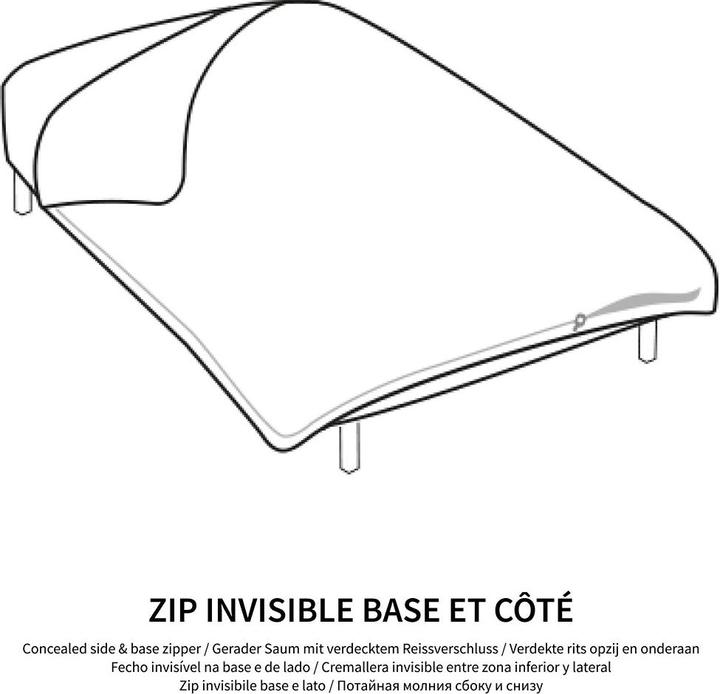 Produktbild La Redoute Interieurs Duvetbezug Scénario mit Reissverschluss (Duvetbezug, 160 x 210 cm)