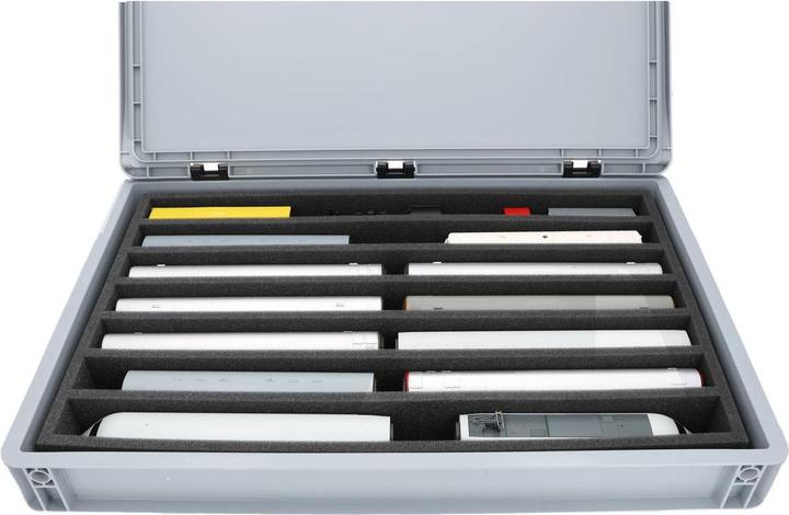 Actual product image Feldherr EB21SET - Euro container for model railways, locomotives and vehicles - 7 bars for H0 gauge - s (Plastic)