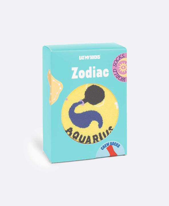 Image du produit Eat My Socks Chaussettes de signe astrologique Verseau (Taille unique)