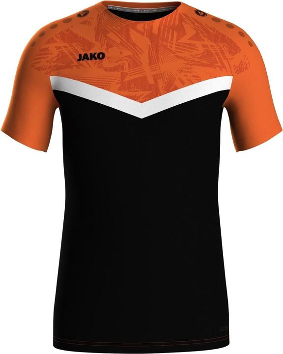 Schwarz, Fluorescent Orange