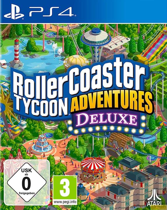 Actual product image Atari RollerCoaster Tycoon Adventures Deluxe (PS4, DE)