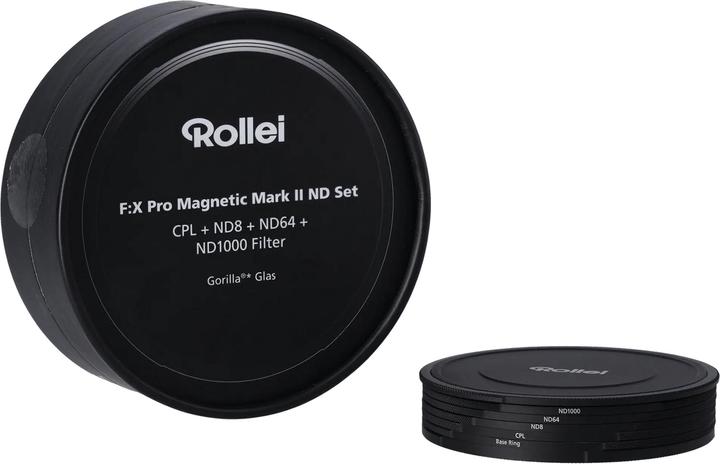 Actual product image Rollei F:X Pro Magn. MK II ND Set (62 mm, Polarizing filter, Neutral density filter)