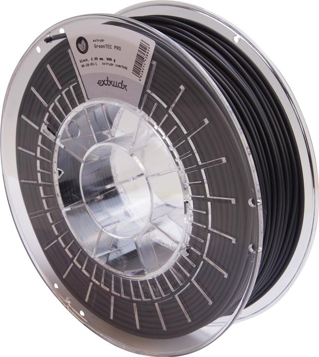 Produktbild Extrudr Greentec Pro - Black - 2.85mm (bioTEC, 2.85 mm, 800 g, Schwarz)