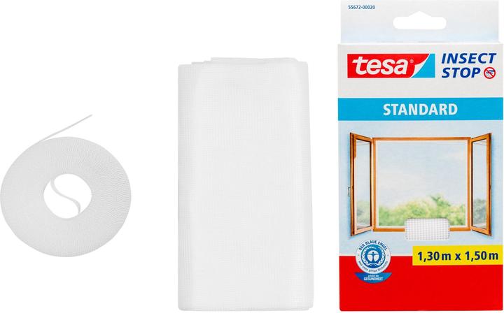 Actual product image tesa Fly screen window, white (130 x 150 cm)