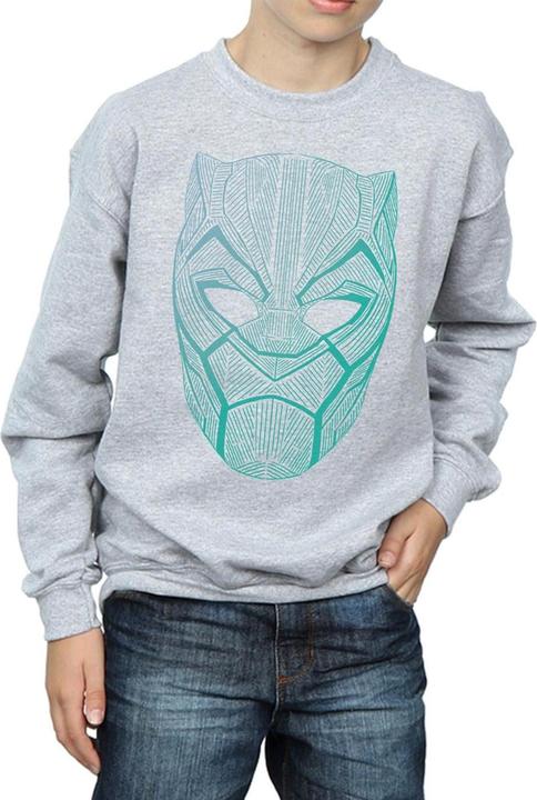 Produktbild Black Panther Tribal Mask Sweatshirt Jungen (152, 158)