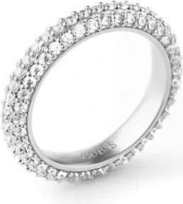 Guess - Sparkling Steel Ring with Infinity Zircons JUBR04672JWRH - Circuit: 52 mm (52)
