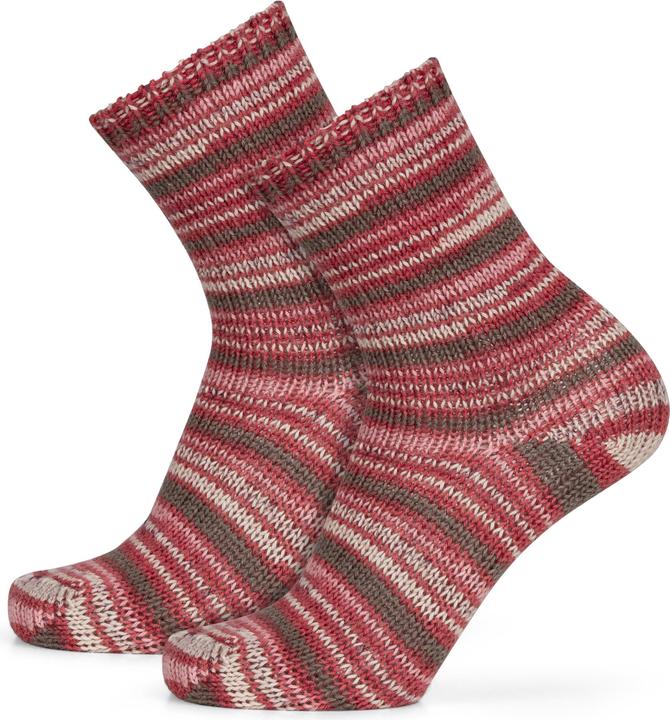 Immagine prodotto Normani 2 Paar Gestrickte Wollsocken Bunt-geringelt (Confezione da 2, 35 - 38)