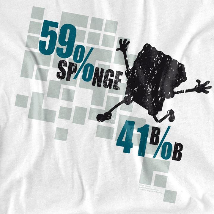 Image du produit Spongebob Squarepants - T-shirt 59% SPONGE 41% BOB - Homme (3XL)