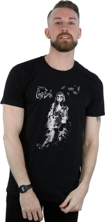 Actual product image Corpse Bride Mens Distressed Bride T-Shirt (XXL)