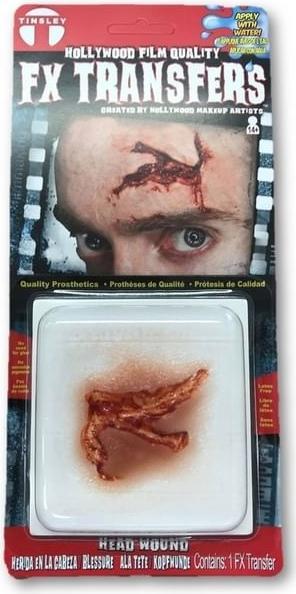 Image du produit Tinsley Transfers Transfert de plaie 3D Blessure à la tête