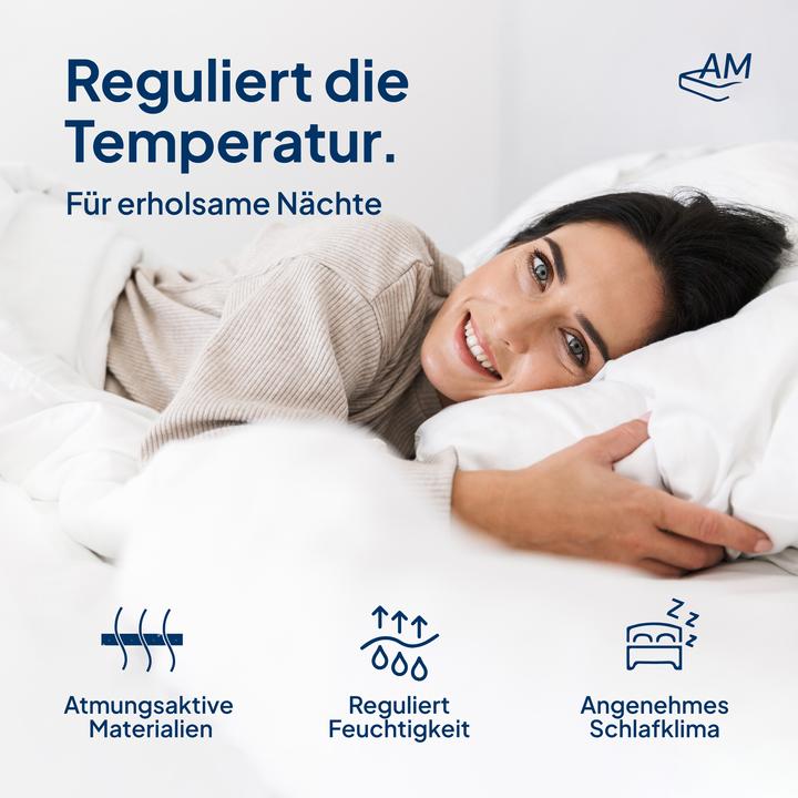 Actual product image AM Qualitätsmatratzen 7-Zonen Deluxe (200 x 200 cm)