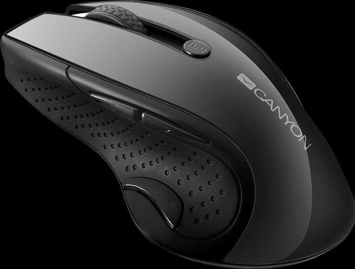 Image du produit Canyon Souris sans fil MW-01, capteur LED bleu, 6 boutons, 2.4GHz, Noir (Sans fil)